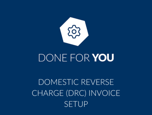 Done for you - Domestic reverse charge invoice setup