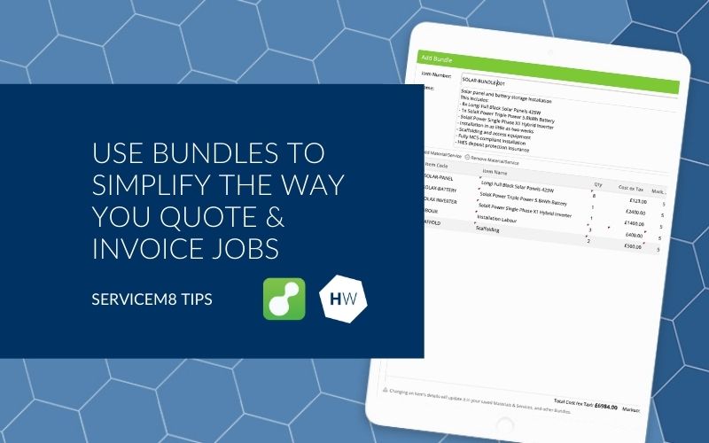 Use bundles to simplify the way you quote & invoice jobs