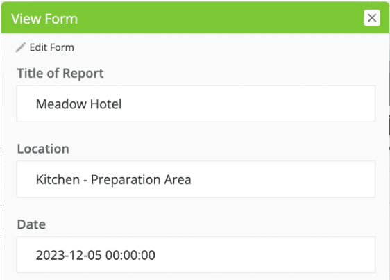 ServiceM8 form example screenshot