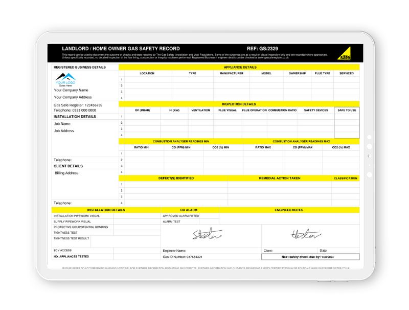 Complete forms on the ServiceM8 app