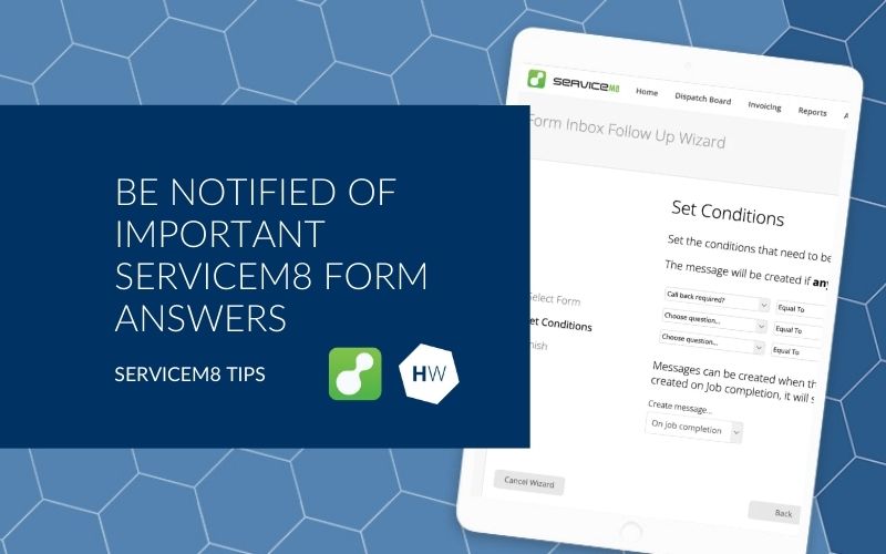 Be notified of important ServiceM8 Form answers